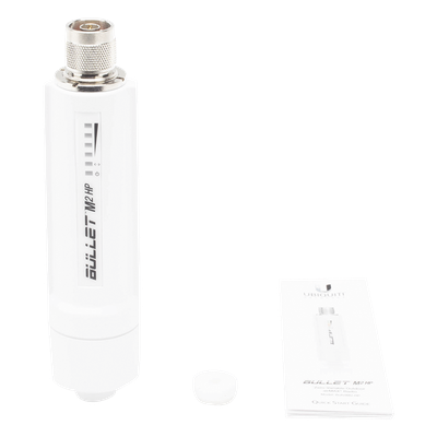 UBIQUITI - Radio airMAX / 2.4 GHz / 100 Mbps / PoE 24V / -40°C a 80°C / 152x37x31 mm