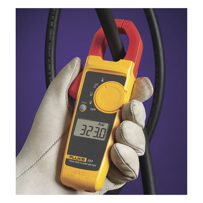 FLUKE - Pinza Amperimétrica True RMS / Corriente CA 400 A / Tensión CA/CC 600 V / CAT IV 300 V / CAT III 600 V / Resistencia 4 kΩ
