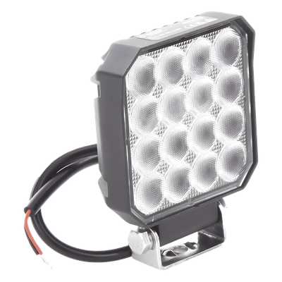 ECCO - Luz de Trabajo LED / 16 LEDs / 1655 Lúmenes / 12-24 VCD / Carcasa de Aluminio / Lente de Policarbonato