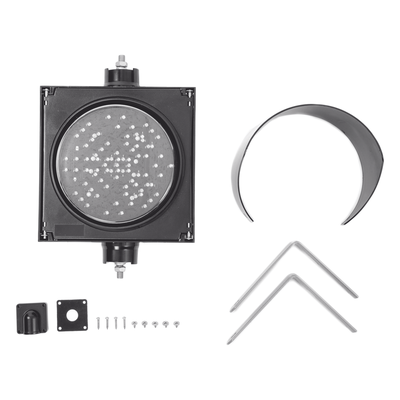 ACCESSPRO - Semáforo LED / Diámetro 20 cm / 81 LEDs / IP65 / 110 VCA / 6 W / Intensidad 500 cd Rojo / 400-600 cd Verde