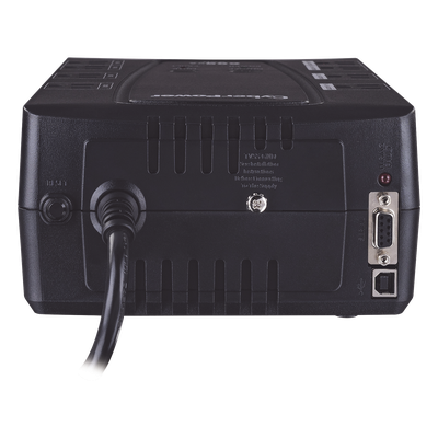 CYBERPOWER - UPS de 685 VA/390 W, Topología Línea Interactiva, Entrada 120 Vca NEMA 5-15P, Tipo Gabinete Compacto, Con 8 Tomas NEMA 5-15R