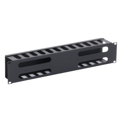 THORSMAN - Organizador de Cables Horizontal / 19" / 2UR / Acero Calibre 18 / Tapa PVC / 2.52' (30.24 in) de Profundidad