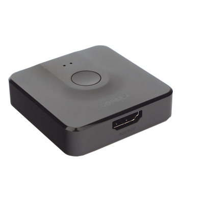 UGREEN - Switch HDMI Bidireccional / 4K 60Hz / HDR / 3D / Dolby Atmos / Metal / Sin Alimentación Externa