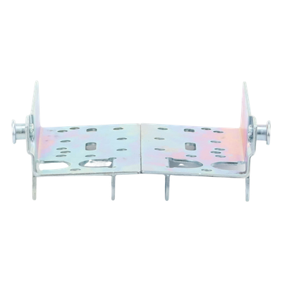 ACCESSPRO - Soportes inferiores para puerta de garage / Izquierdo y derecho / Acero / 500 kg / 2.44-3.05 m