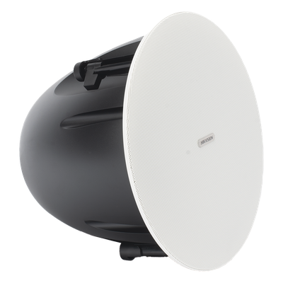 HIKVISION - Altavoz de Techo / 30W / Woofer 6.5-inch + Tweeter 1.0-inch / 100V / 70V / Sin Marco / Color Blanco