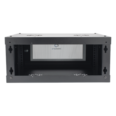 LINKEDPRO - Gabinete de Pared / 4U / 19 in / 455 mm Profundidad / 1.49 ft / Cristal Templado / Acero Reforzado