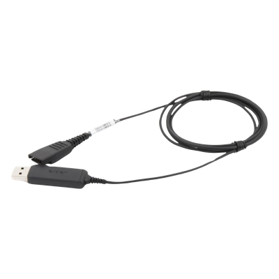 JABRA - Adaptador USB a QD / Plug and Play / DSP con Filtrado de Ruido / Cumplimiento Normativa Europea 2003/10/EC