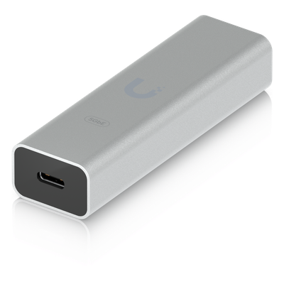 UBIQUITI - Adaptador USB-C a Ethernet / 5 GbE RJ45 / Indicador de Actividad LAN / Compatible con Mac, Windows y Linux / Construcción en Aluminio y Policarbonato / 38 g (1.3 oz)