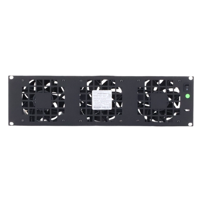 LINKEDPRO BY EPCOM - Kit de Ventilación para Rack / 3 Ventiladores 12 x 12 cm / 110 Vca / Clavija 5-15P / 1.8 m (5.9 ft) de Cable / 19" Ancho