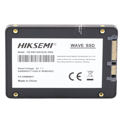 HIKSEMI BY HIKVISION - Unidad de Estado Sólido / 256 GB / 2.5" / SATA III 6 Gb/s / Lectura 530 MB/s / Escritura 400 MB/s / 3D NAND / 0°C a 70°C