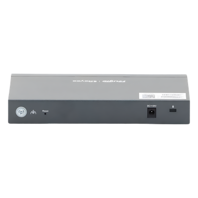 RUIJIE - Switch Administrable PoE+ / 9 Puertos Gigabit / 8 Puertos PoE+ 802.3af/at / 120 W / Alcance Extendido 250 m (820.2 ft) / Sin Ventilador