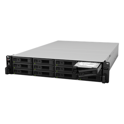 SYNOLOGY - Unidad de Expansión NAS / 12 Bahías de Disco / Fuentes de Alimentación Redundantes / Expansión de Volumen en Caliente / Rack 2U