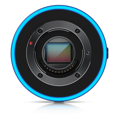 UBIQUITI - Cámara IP AI DSLR / 4K 8MP 30 fps / Sensor 4/3' 10MP / Lente 45 mm / Ángulo 21.6° / PoE+ 17.77 W / IPX5