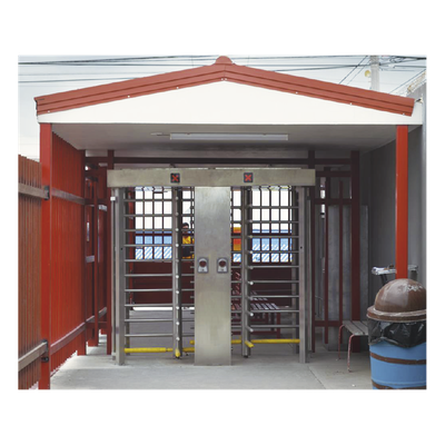 ACCESSPRO - Torniquete de Cuerpo Completo / Doble Acceso / Acero Inoxidable 304 / 30 Personas/min / Interior/Exterior / 4 Ejes de Seguridad / 2.31 x 1.46 x 2.2 m (7.58 x 4.79 x 7.22 ft) / 800 kg (1763.7 lb)