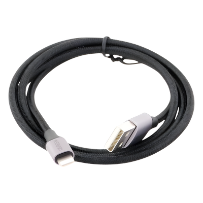 UGREEN - Cable USB-A a Lightning / 1 m (3.28 ft) / Certificado MFi / Carga 5V/2.4A / 480 Mbps / Conector C94 / Nylon Trenzado / Aluminio