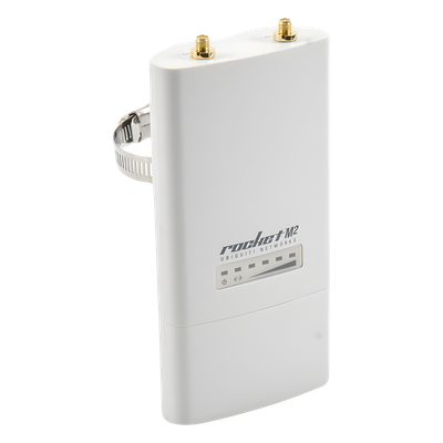 UBIQUITI - Radio Estación Base airMAX Rocket-M2, hasta 150 Mbps, 2 GHz (2402-2462 MHz)