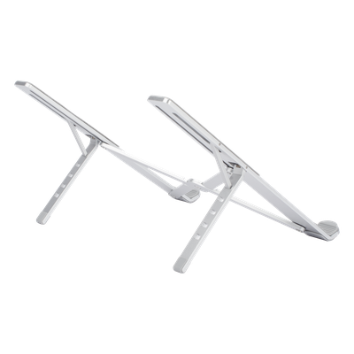 UGREEN - Soporte para Laptop / Ajuste de Altura 46.5-136.5 mm / Capacidad 5 kg / Compatible 11-17.3" / Diseño Plegable / Aluminio + Silicona