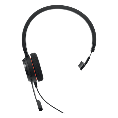 JABRA - Jabra Evolve 30 Mono con conexión USB / 3.5mm, micrófono con cancelación de ruido y controlador en el cable con botones e indicadores LED (5393-829-309)