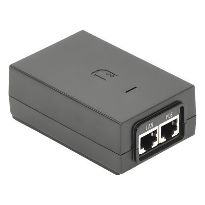 UBIQUITI - Adaptador PoE Ubiquiti de 48VDC, 0.5A puerto Gigabit