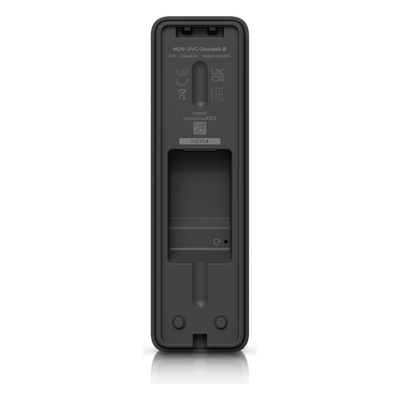 UBIQUITI - Videoportero IP / 5 Megapixel / PoE / Visión Nocturna IR 5 m (16.4 ft) / Audio Bidireccional / IPX5 / Campo de Visión 175.9°