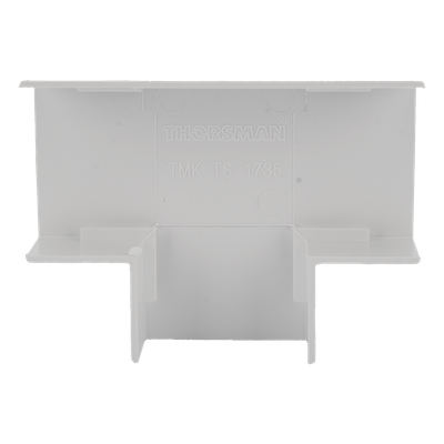 THORSMAN - Accesorio de Canaleta / Sección en T / PVC Auto-Extenguible / -40°C a +85°C / Instalación a Presión