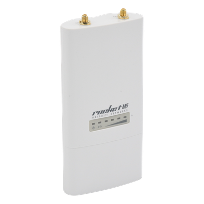 UBIQUITI - Radio Estación Base airMAX Rocket-M5, hasta 150 Mbps, 5 GHz (5150-5875 MHz)