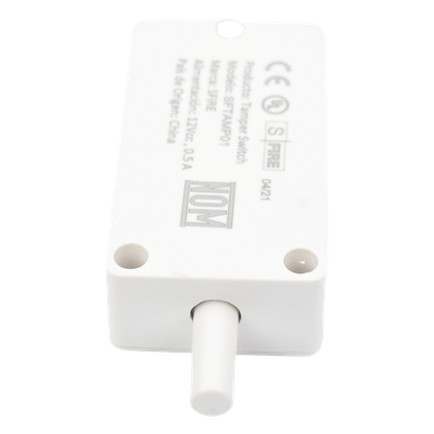 SFIRE - Switch de Tamper NC / Contactos de Plata / 12 VDC / UL y CE / 18-24 AWG