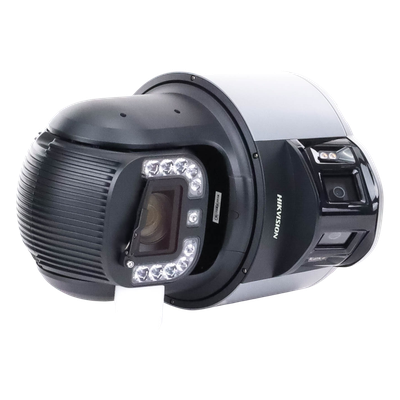 HIKVISION - [TandemVu] Domo PTZ IP 4 Megapixel con Cámara Panoramica 180º de 6 Megapixel / 42X Zoom / 300 mts IR y 30 mts Luz Blanca / IP67 / IK10  / Autoseguimiento / Wiper / Deep learning / Entrada-Salida de Audio y Alarma / Ultra Baja Iluminació