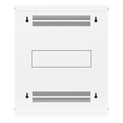 UBIQUITI - Gabinete Rack 12U / Montaje en Pared / 550 x 450 mm / Puerta de Vidrio Templado / Ventilación Integrada / Capacidad 50 kg