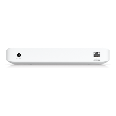 UBIQUITI - Switch PoE Capa 2 / 8 Puertos GbE / 7 Puertos PoE+ / 1 Puerto Entrada PoE++ / 52 W Presupuesto PoE / 16 Gbps Capacidad de Conmutación / Montaje Versátil