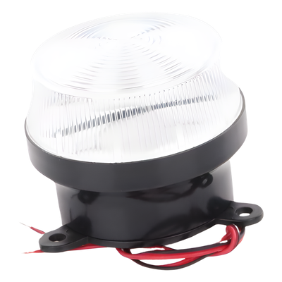 SFIRE - Estrobo de alta intensidad / 12VCC / 90 destellos/min / 68mm diámetro / 5cm alto / 2.7in diámetro / 1.6ft equivalente en altura