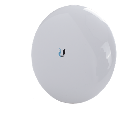 UBIQUITI - CPE Punto a Punto / 5 GHz / 450 Mbps / Antena 19 dBi / PoE 8W / ESD 24 kV