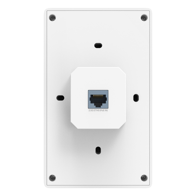 TP-LINK - Punto de Acceso Wi-Fi 7 / BE3600 / 4K-QAM / 2.5 Gbps PoE++ / 2.5 Gbps PoE Pass-through / 2 Puertos 1 Gbps / MLO / Mesh / Montaje en Pared