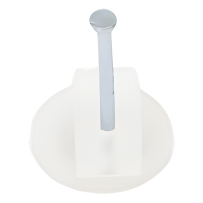 THORSMAN - Grapa para cable plano / 6mm / Clavo integrado 30mm / Polipropileno transparente / 100 piezas