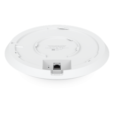 UBIQUITI - Punto de Acceso WiFi 6E Enterprise / Alta Densidad / Tri-Banda 2.4/5/6 GHz / MU-MIMO 4x4 / Puerto 2.5GbE PoE+ / 600+ Dispositivos / Cobertura 140 m² (1,500 ft²)