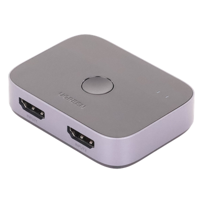 UGREEN - Conmutador HDMI 2.1 / 8K @60Hz / 4K @120Hz / 48Gbps / 2×1 / HDR Dolby / 7.1 Canales