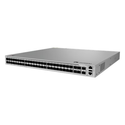 HUAWEI - Switch Core Capa 3 / 48 Puertos GE SFP / 4 Puertos 10GE SFP+ Uplink / 2 Puertos 10GE SFP+ Stacking / Ruteo Dinámico / 224 Gbps