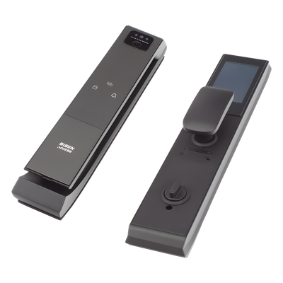 ACCESSPRO - Cerradura Autónoma Inteligente / Autenticación Biométrica Dual de Rostro y Palma / Teclado PIN / Control por APP / Batería Recargable / IP65 / -25°C a 70°C