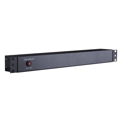 CYBERPOWER - PDU Básico Rack / 8 Salidas NEMA 5-15R Traseras / 15 Amp / 120 Vca / 1UR / Cable 4.5 m (14.8 ft)