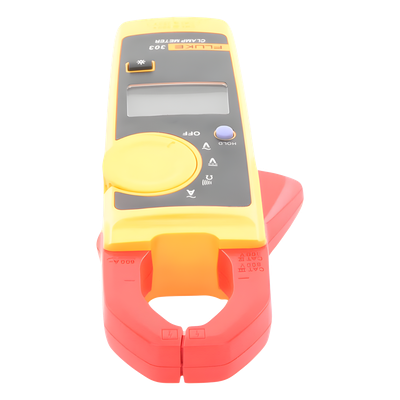FLUKE - Pinza Amperimétrica / Medición CA 600 A / Tensión CA/CC 600V / CAT IV 300V / CAT III 600V / Mordaza 30 mm / Resistencia 4 kΩ