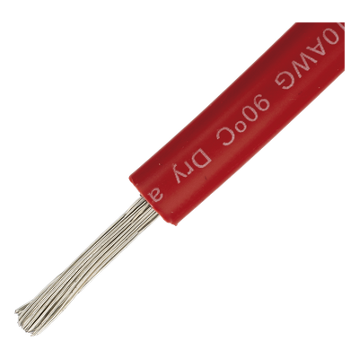 EPCOM POWERLINE - Cable Fotovoltaico / 6 mm² (10 AWG) / 1000/2000 V / 50 m / Resistencia UV y Ozono / -40°C a 120°C / UL 4703 y TUV