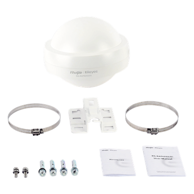 RUIJIE - Punto de Acceso Mesh Wi-Fi 5 / 1267 Mbps / Doble Banda 2.4/5 GHz / PoE Gigabit / IP68 / Retardante a la Flama / Protección 4kV