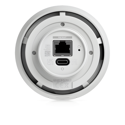 UBIQUITI - Cámara Bullet IP / 4K 8 Megapixel / Zoom Óptico 2.36× / IR 60 m (197 ft) / Audio Bidireccional / IP66 IK04 / PoE+