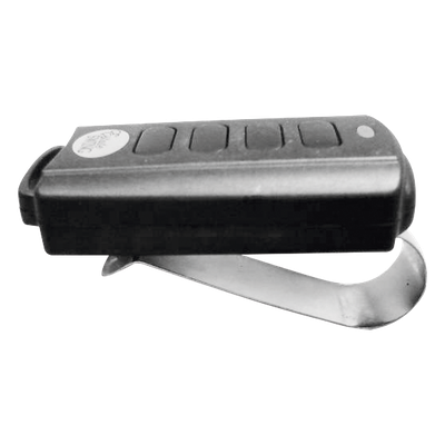 ACCESSPRO - Control Remoto con Clip para Visera / 433.92 MHz / 4 Botones / -10°C a 50°C / Batería 12V Incluida