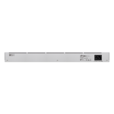 UBIQUITI - Switch PoE Administrable / 16 Puertos Gigabit / 8 Puertos PoE 802.3af/at / 2 SFP 1G / 42W / 1U Rack / 1.43 x 7.87 x 17.42 pulgadas