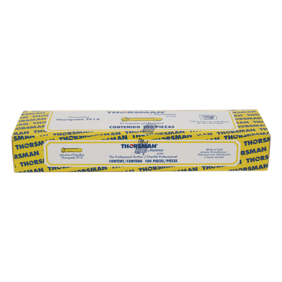 THORSMAN - Taquete de Fijación / Doble Expansión Multidireccional / Tornillo 8 mm x 1" (25.4 mm) / 100 Piezas / Carga 50 kg / Rango Térmico -50°C a +80°C