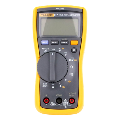 FLUKE - Multímetro Digital / Detector de Voltaje sin Contacto / CAT III 600 V / Retroiluminación LED / Autovolt LOZ / 4 Hz