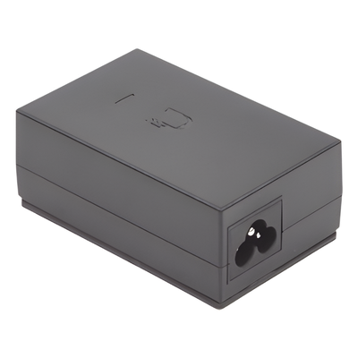 UBIQUITI - Adaptador PoE / 48 VDC / 0.5 A / Fast Ethernet 10/100 Mbps / 2 Pares / 0 a 40°C