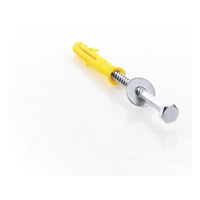 ACCESSPRO - Tornillo para Tope Estacionamiento / Reductor de Velocidad / 12 cm (4 pulgadas) / Grosor 12 mm / Arandela y Taquete Plástico Incluidos