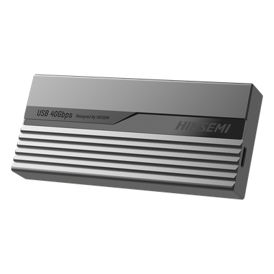 HIKSEMI BY HIKVISION - Carcasa SSD M.2 NVMe / USB4.0 Type-C 40 Gbps / ASUS Aura RGB / Chip ASM2464 / Aluminio / 4 TB